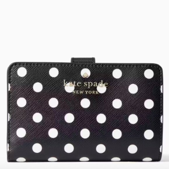 Kate Spade Staci Dot Dot Dot Medium Compartment Bifold Wallet - Picture 1 of 16
